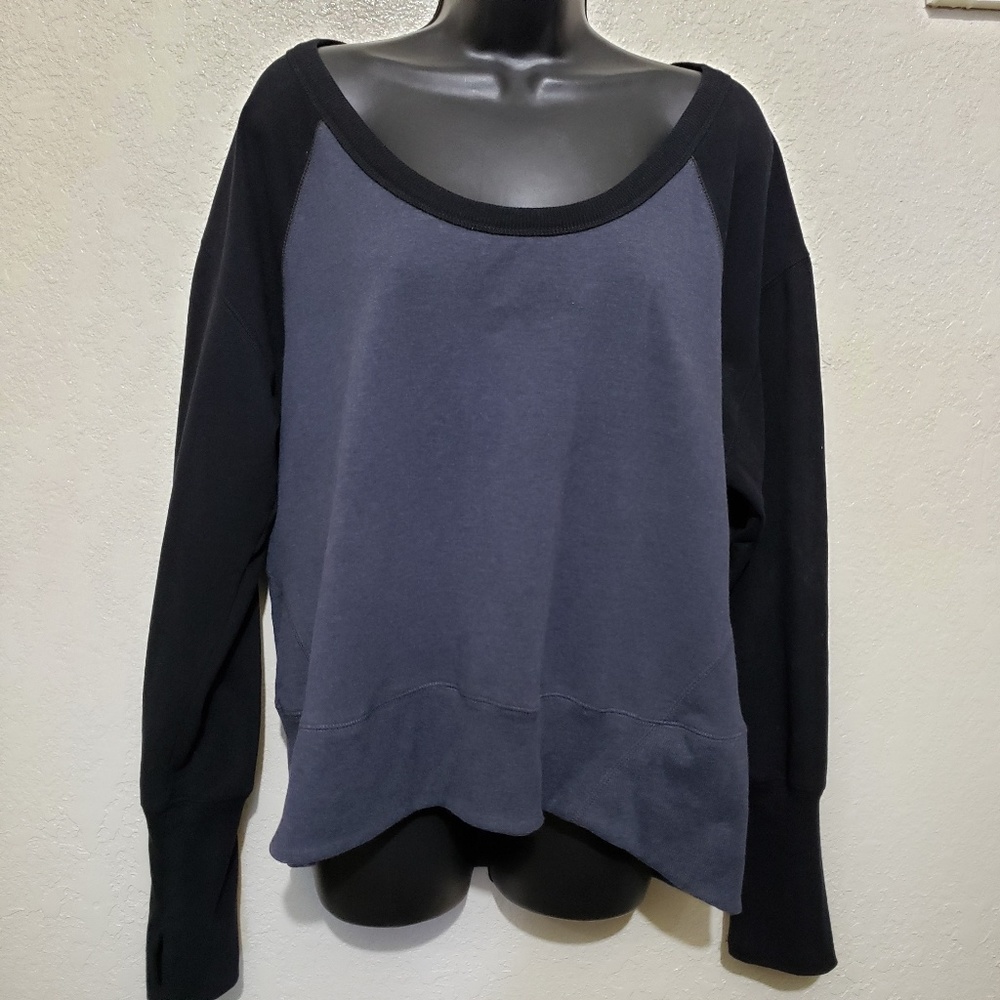 Zella two toned pullover sweatshirt